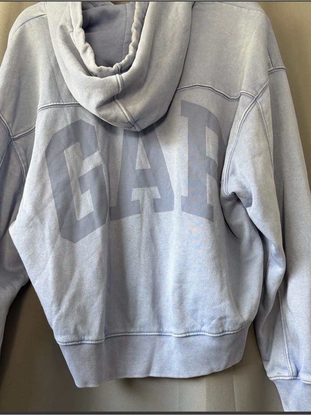 GAP Light Blue Logo Hoodie for Women